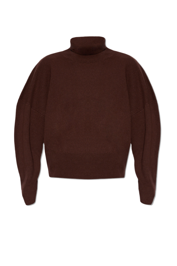 Brown Cashmere turtleneck sweater TOTEME Vitkac Australia